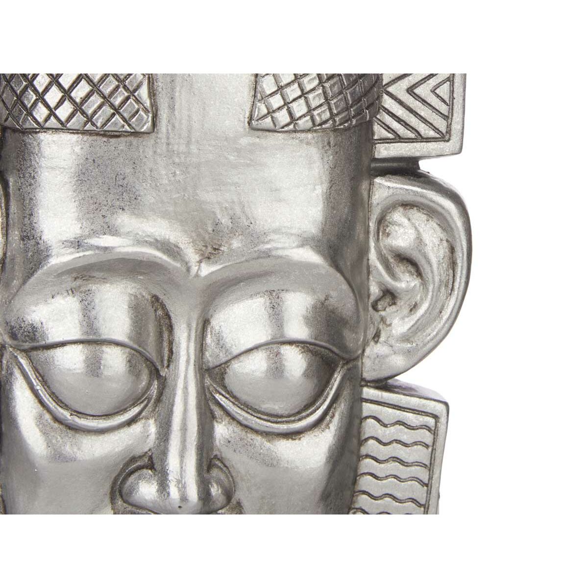 Statua Decorativa Gift Decor Argentato Argento Indiano 17,5 x 36 x 10,5 cm (4 Unità)