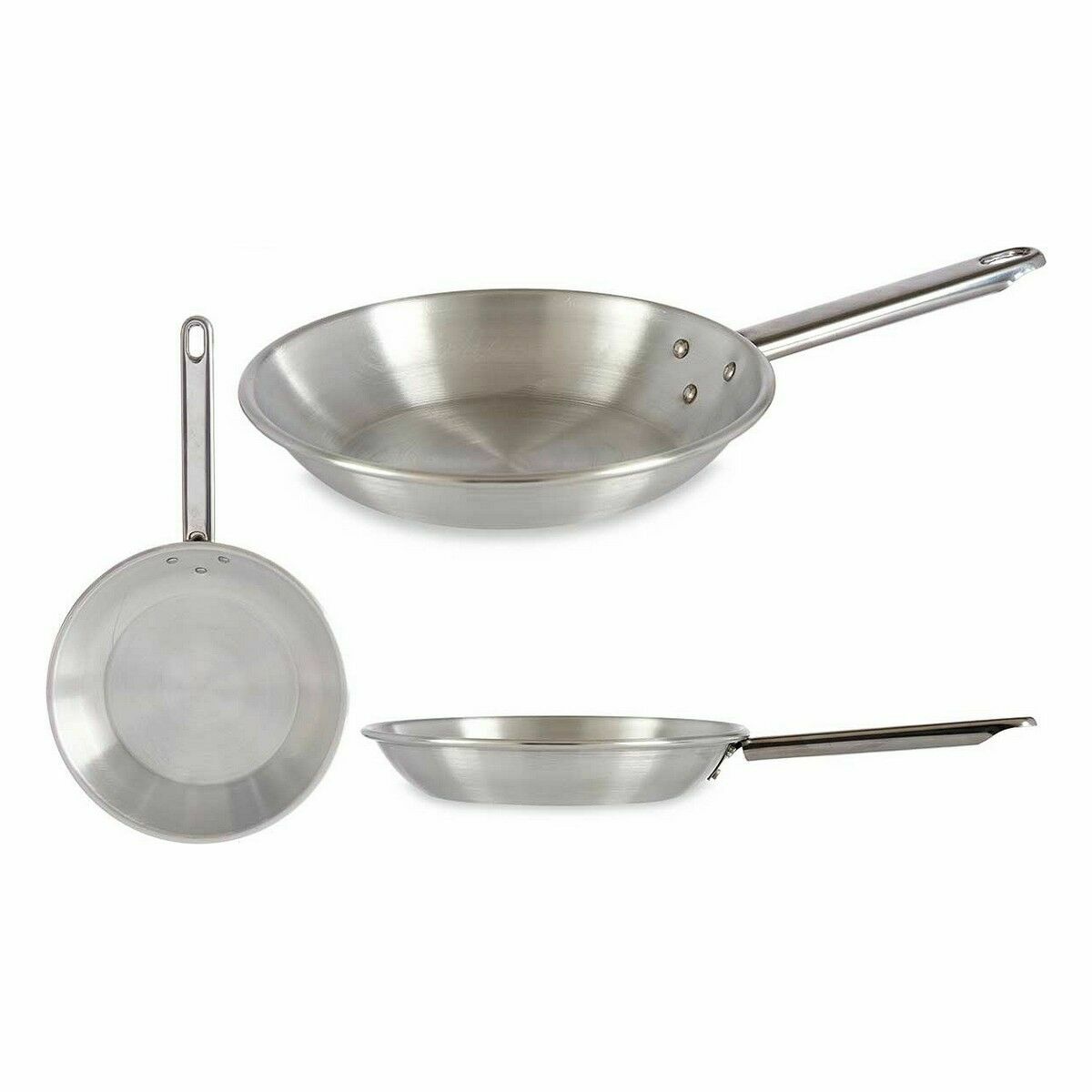 Padella Kinvara Argentato Alluminio Ø 20 cm (12 Unità)