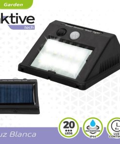 Luce LED con Sensore di Movimento Aktive Plastica 9 x 12 x 5 cm (6 Unità)