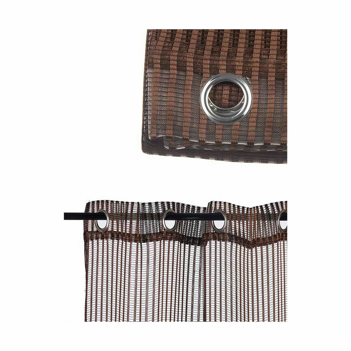 Tenda Gift Decor Marrone 140 x 260 cm (6 Unità) - Image 3