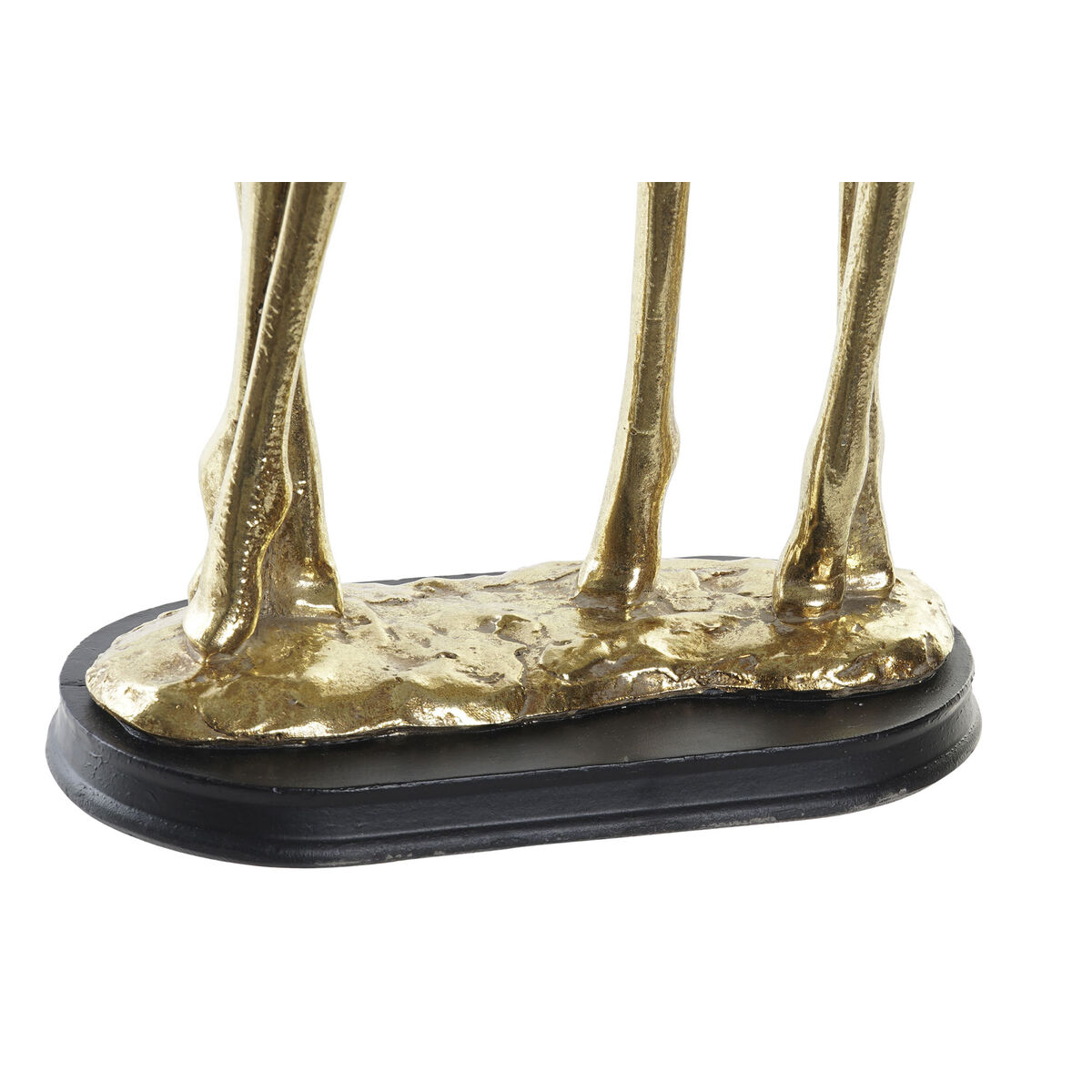 Statua Decorativa DKD Home Decor 25 x 9,8 x 44,5 cm Nero Dorato Ballerina Classica Romantico