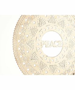 Statua Decorativa DKD Home Decor Dorato Piume 25 x 1 x 77 cm