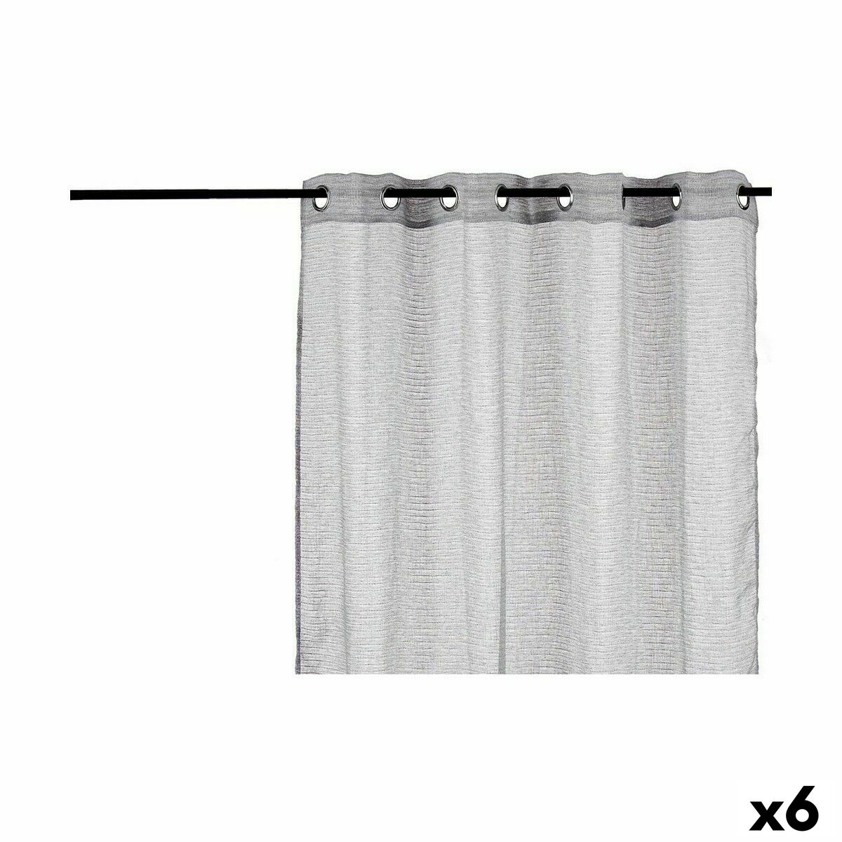 Tenda Gift Decor Grigio chiaro 140 x 0,1 x 260 cm 34 x 3,5 x 26 cm (6 Unità)