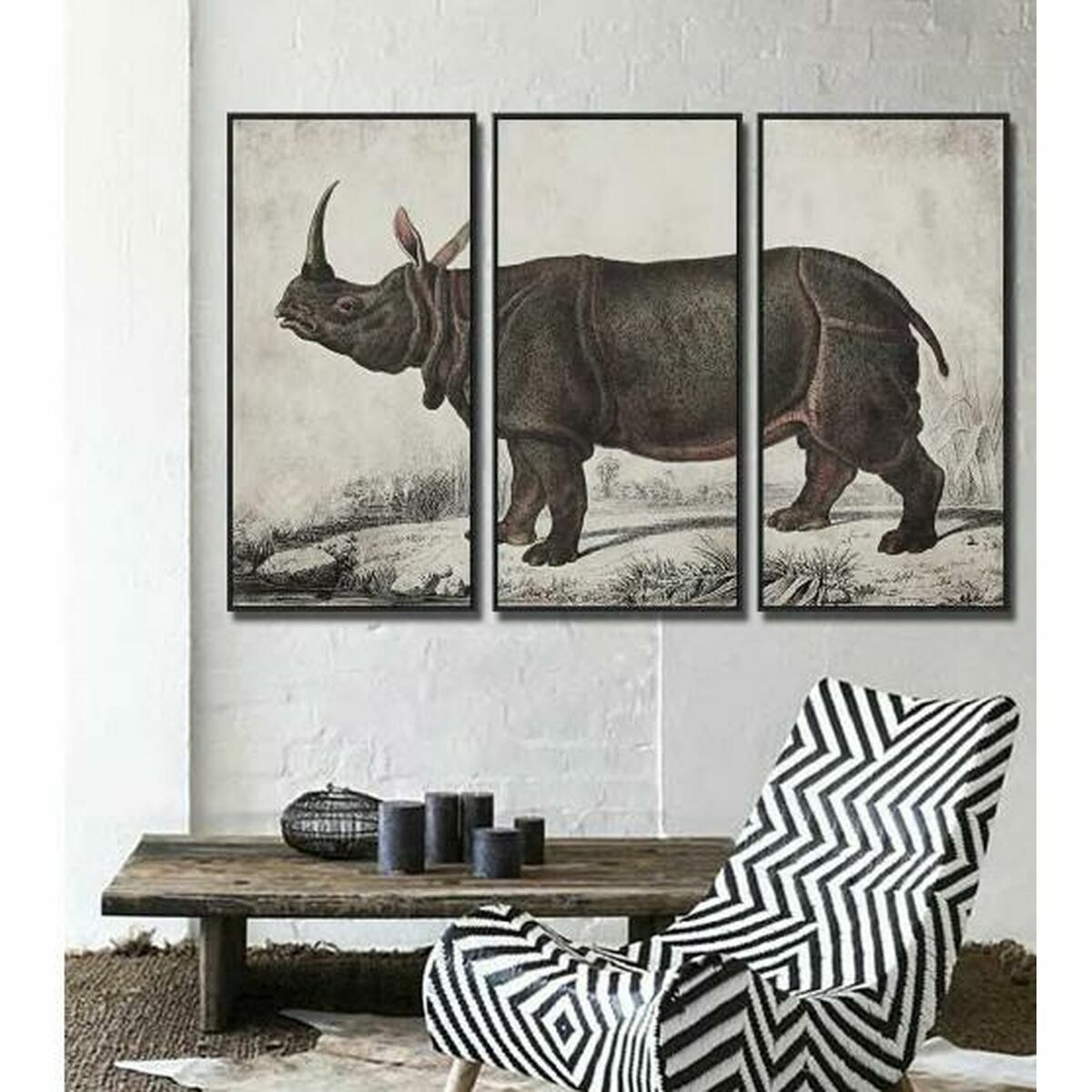 Tela DKD Home Decor polistirene Tela 180 x 4 x 120 cm (3 Pezzi)