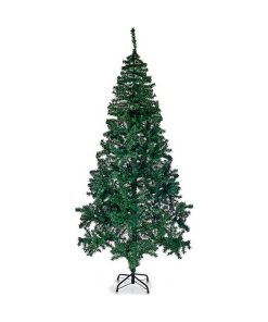 Albero di Natale 210 cm Verde Metallo Plastica