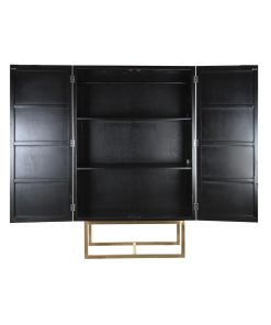 Armadio DKD Home Decor   110 x 50 x 180 cm Nero Metallo Pioppo