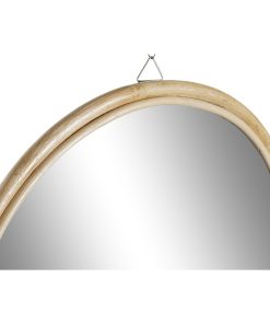 Specchio da parete DKD Home Decor Naturale Bali 40 x 5 x 70 cm