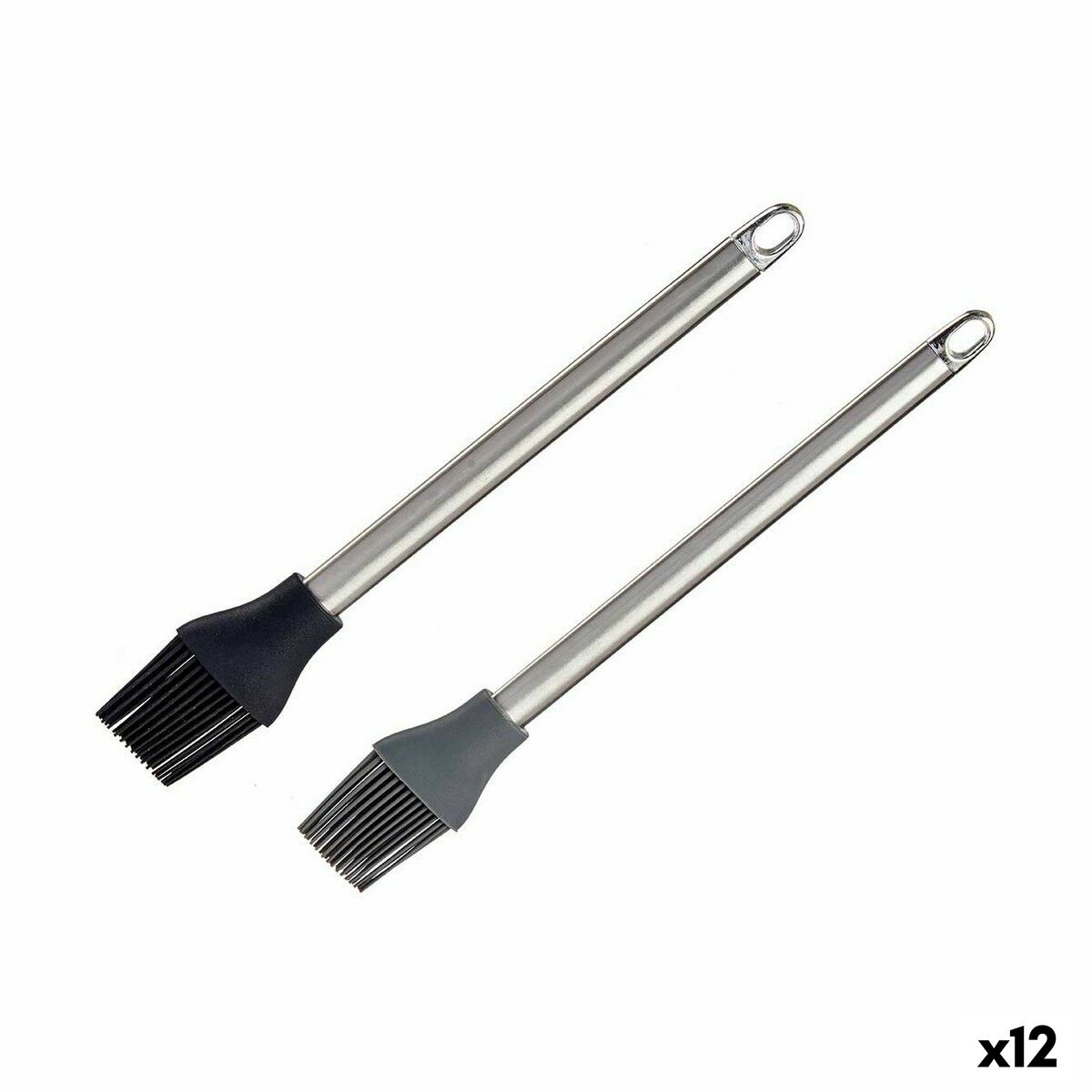 Pennello da Cucina Kinvara Silicone Acciaio inossidabile 28 x 4,5 X 2 cm (12 Unità) - Image 2