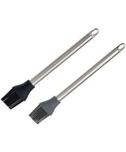 Pennello da Cucina Kinvara Silicone Acciaio inossidabile 28 x 4,5 X 2 cm (12 Unità)