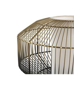 Lampada da tavolo DKD Home Decor Nero Dorato Ferro 50 W 220 V 39 x 39 x 38 cm