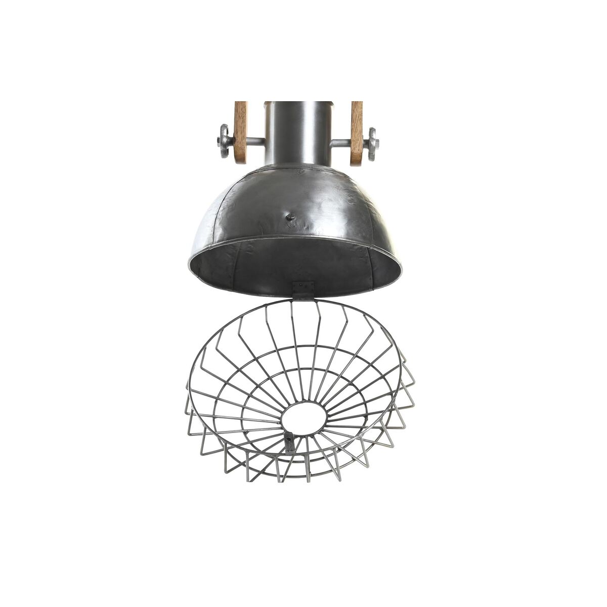 Lampadario DKD Home Decor Argentato Marrone Argento 50 W (31 x 31 x 44 cm) - Image 5