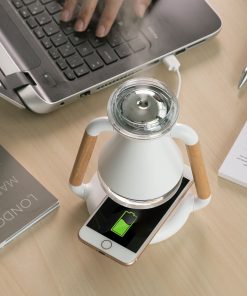 Umidificatore Diffusore per Ambienti e Caricabatterie Wireless 3 in 1 Misvolt InnovaGoods