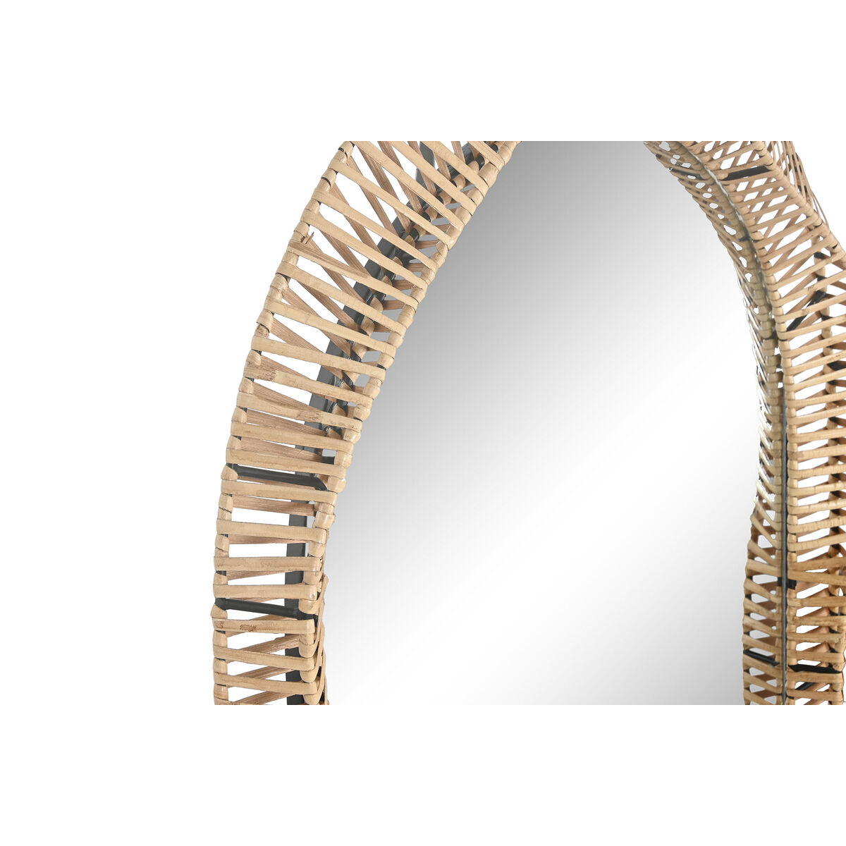 Specchio da parete Home ESPRIT Naturale Tropicale 61,5 x 7 x 117 cm