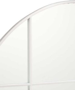 Specchio da parete Rotondo Metallo Bianco (100 x 2,5 x 100 cm)