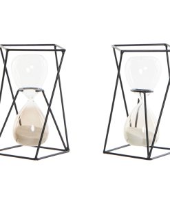 Clessidra DKD Home Decor Nero Ambra Terracotta 14 x 14 x 19 cm