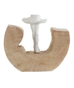 Statua Decorativa DKD Home Decor Bianco Marrone Ballerina Classica 17 x 6 x 24 cm (2 Unità)