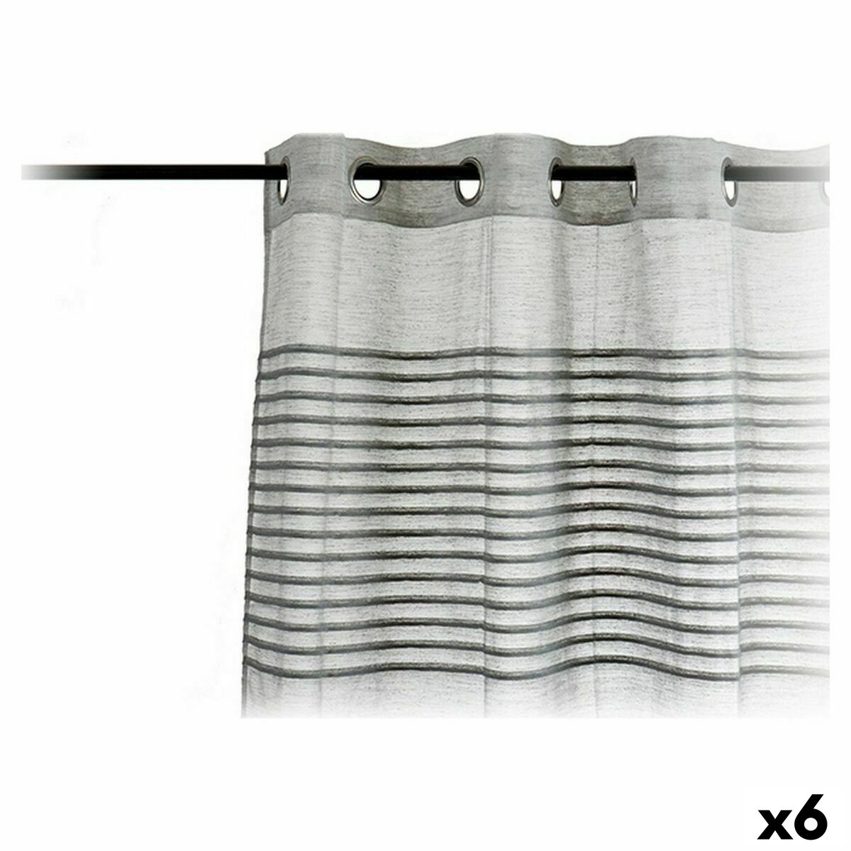 Tende Gift Decor Grigio chiaro 140 x 260 cm 34 x 5 x 26,5 cm 26,5 x 42 x 5 cm (6 Unità) - Image 2