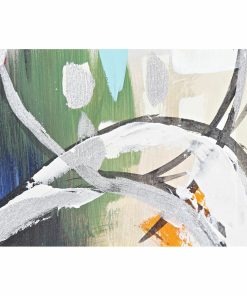 Tela DKD Home Decor Pino Tela 60 x 2,8 x 60 cm