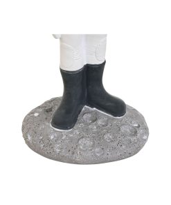 Statua Decorativa Home ESPRIT Azzurro Bianco Rosso Argentato Donna Astronauta 10 x 11 x 29 cm (2 Unità)