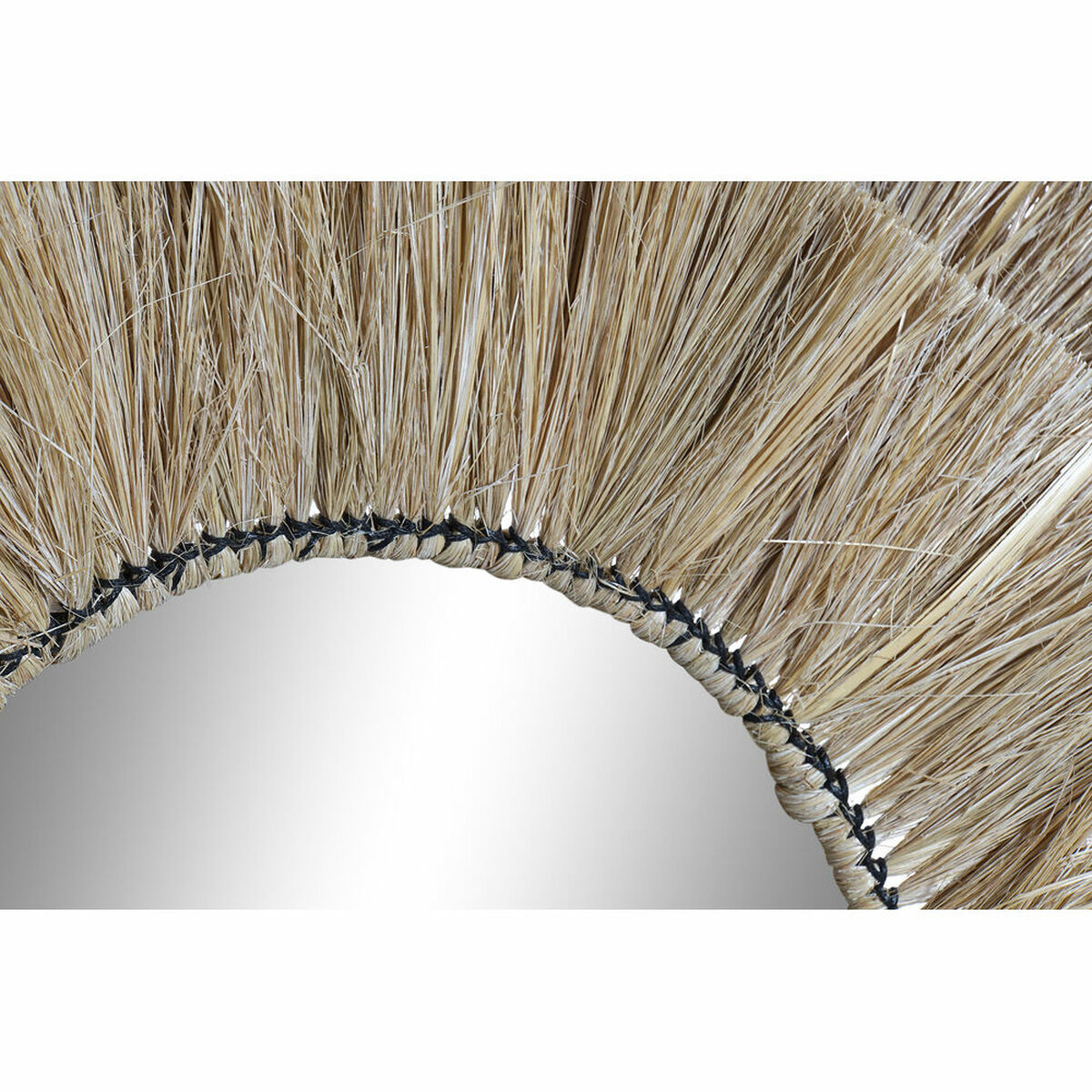 Specchio da parete DKD Home Decor Naturale Bali 117 x 6 x 77 cm