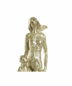 Statua Decorativa DKD Home Decor Dorato Resina Moderno Famiglia (26 x 14,5 x 39 cm)