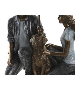 Statua Decorativa DKD Home Decor 15,5 x 8,5 x 14,5 cm 15,5 x 8,5 x 19 cm Multicolore Coppia (2 Unità)