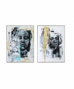 Tela DKD Home Decor polistirene Tela 60 x 3,5 x 80 cm