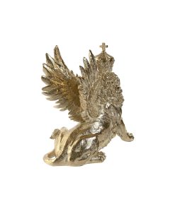 Statua Decorativa Home ESPRIT Dorato Leone 20 x 10,5 x 17,5 cm 29 x 13 x 25 cm (2 Unità)