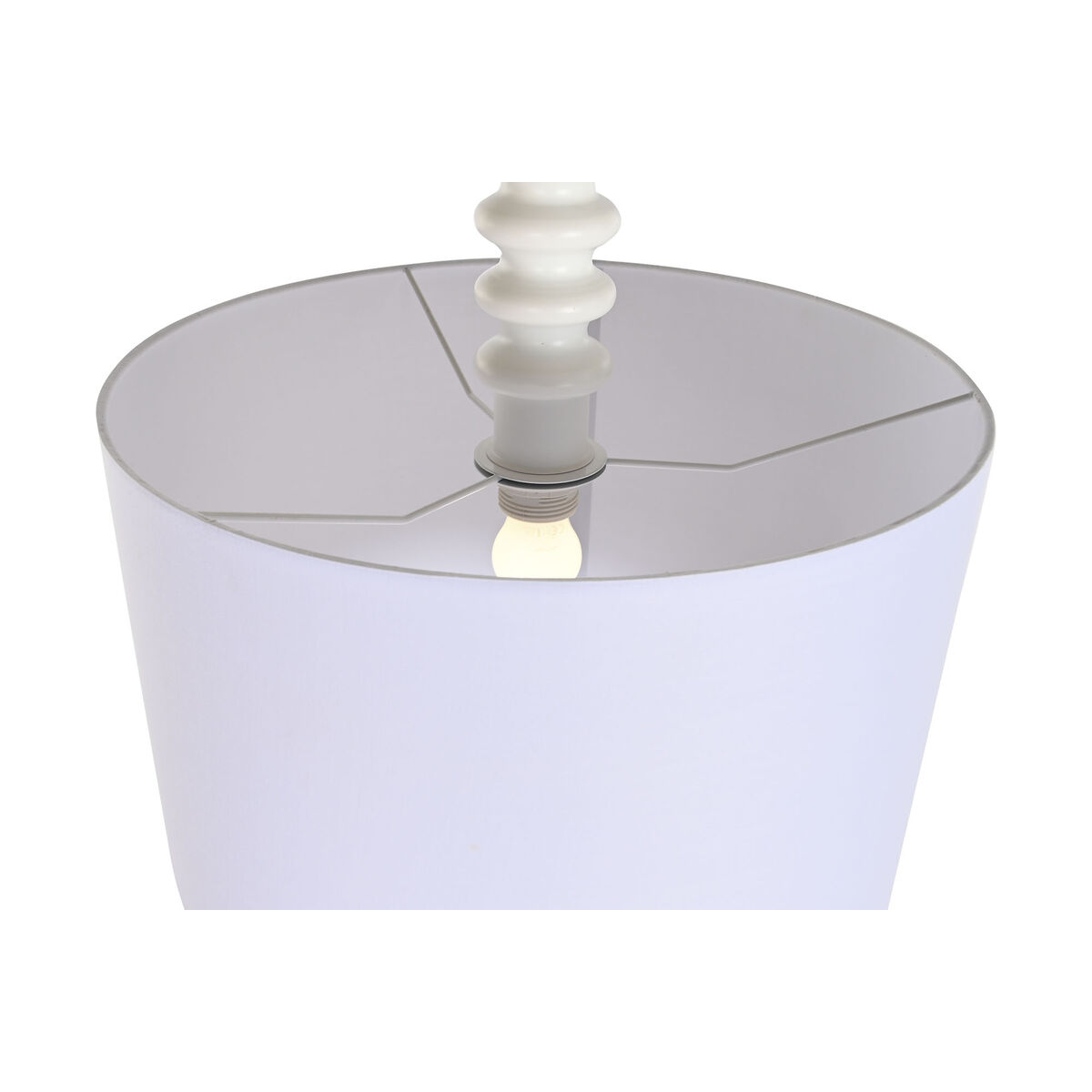 Lampadario Home ESPRIT Bianco Ferro 40 x 40 x 50 cm - Image 4