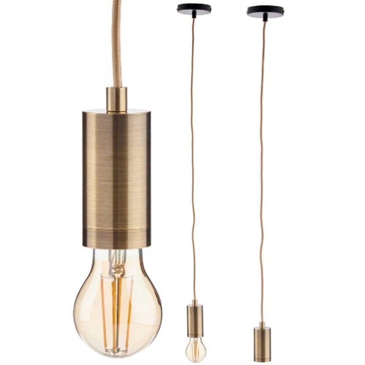 Lampadario Gift Decor Dorato 60 W (6 Unità)