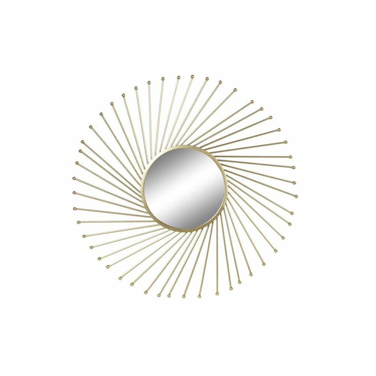 Specchio da parete DKD Home Decor Dorato 84 x 2,5 x 84 cm - Image 2