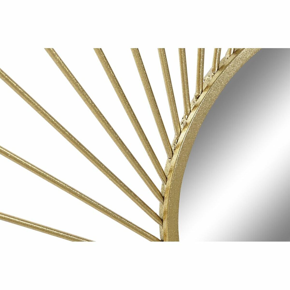 Specchio da parete DKD Home Decor Dorato 84 x 2,5 x 84 cm - Image 3
