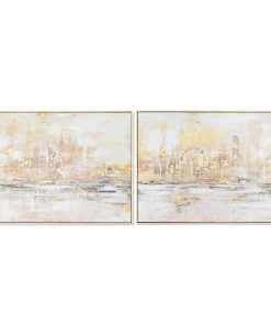 Tela DKD Home Decor polistirene Tela 80 x 3,5 x 60 cm