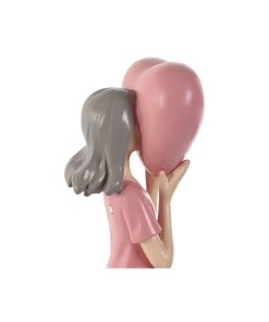 Statua Decorativa Home ESPRIT Rosa Malva chica 10 x 8,5 x 31 cm