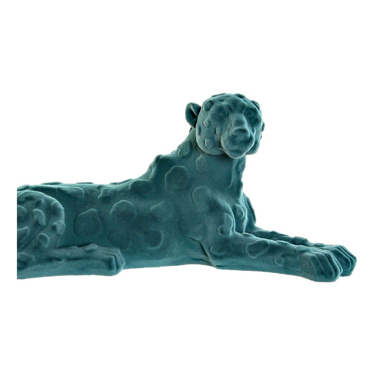 Statua Decorativa DKD Home Decor Verde Rosa Leone 26,5 x 9 x 11 cm (2 Unità) (2 Pezzi)