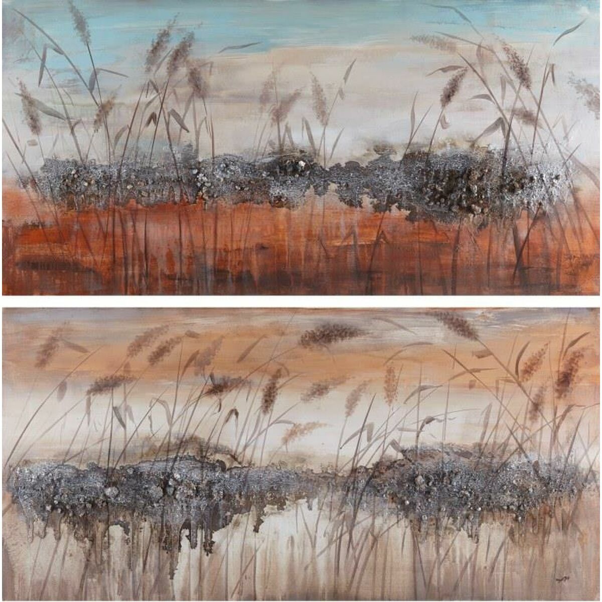 Tela DKD Home Decor Pino Tela 140 x 3,5 x 70 cm