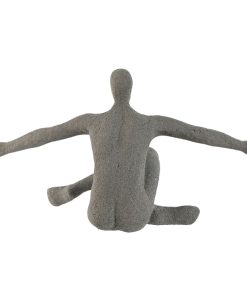 Statua Decorativa Home ESPRIT Grigio 57 x 19,5 x 26,8 cm