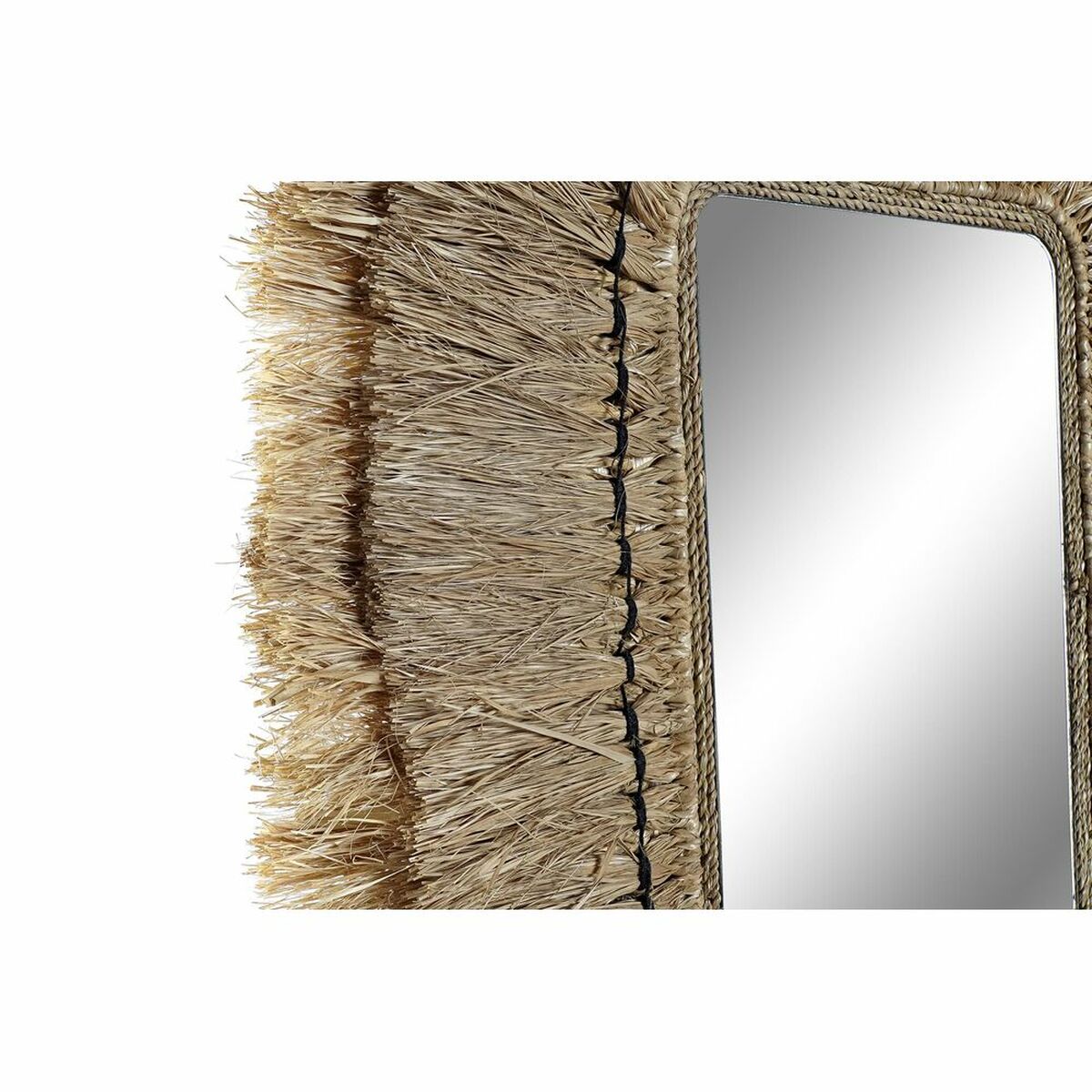 Specchio da parete DKD Home Decor Naturale Bali 50 x 2 x 60 cm - Image 3