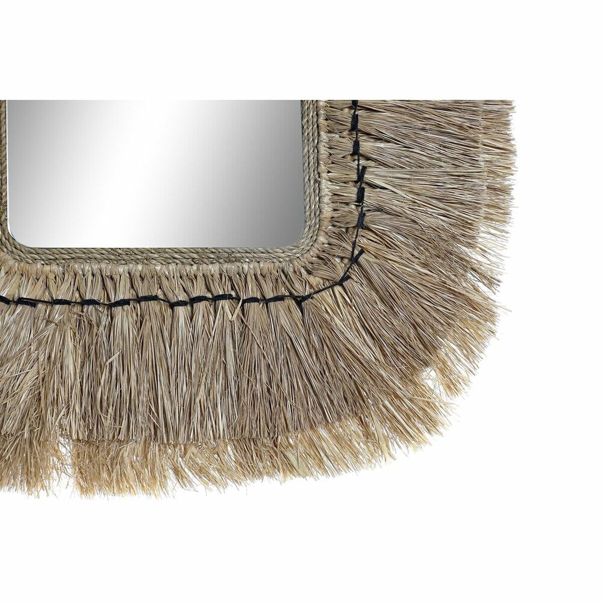 Specchio da parete DKD Home Decor Naturale Bali 50 x 2 x 60 cm - Image 2
