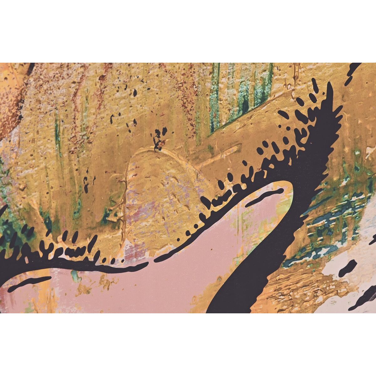 Tela DKD Home Decor Tela Legno MDF 140 x 3,8 x 100 cm (3 Pezzi)