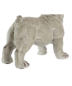 Statua Decorativa DKD Home Decor Finitura invecchiata Grigio Resina Cane (19 x 39 x 28,5 cm)