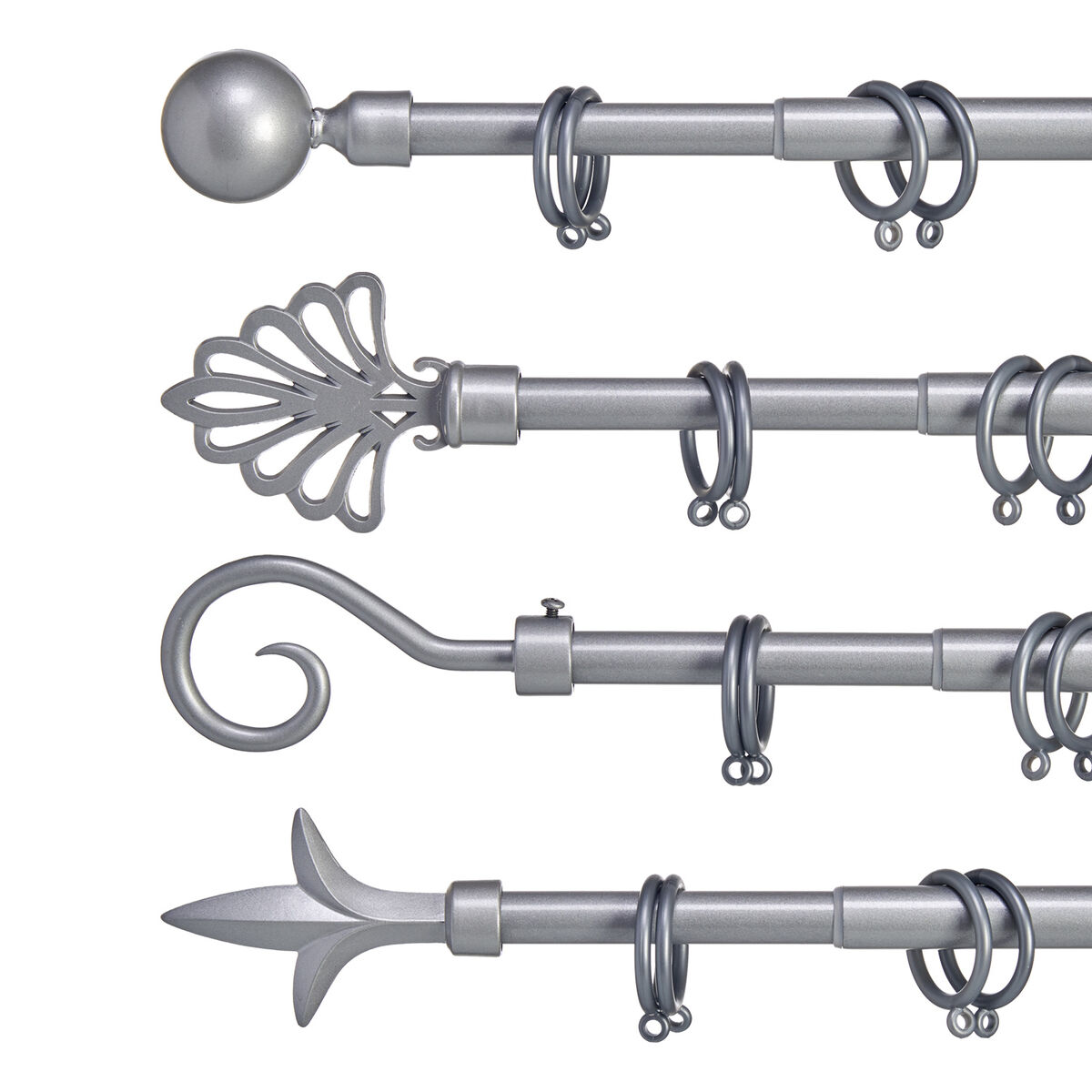 Bastone per Tende Gift Decor Estensibile (8 Unità) - Image 2