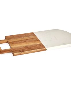 Tagliere Kinvara Bianco 18 x 1,5 x 38 cm (8 Unità)