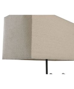Lampada da tavolo DKD Home Decor 36 x 21,5 x 43 cm Argentato Beige Metallo Resina 220 V 50 W
