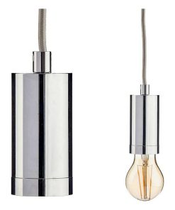 Lampadario Gift Decor Argentato 60 W 220-250 V (6 Unità)