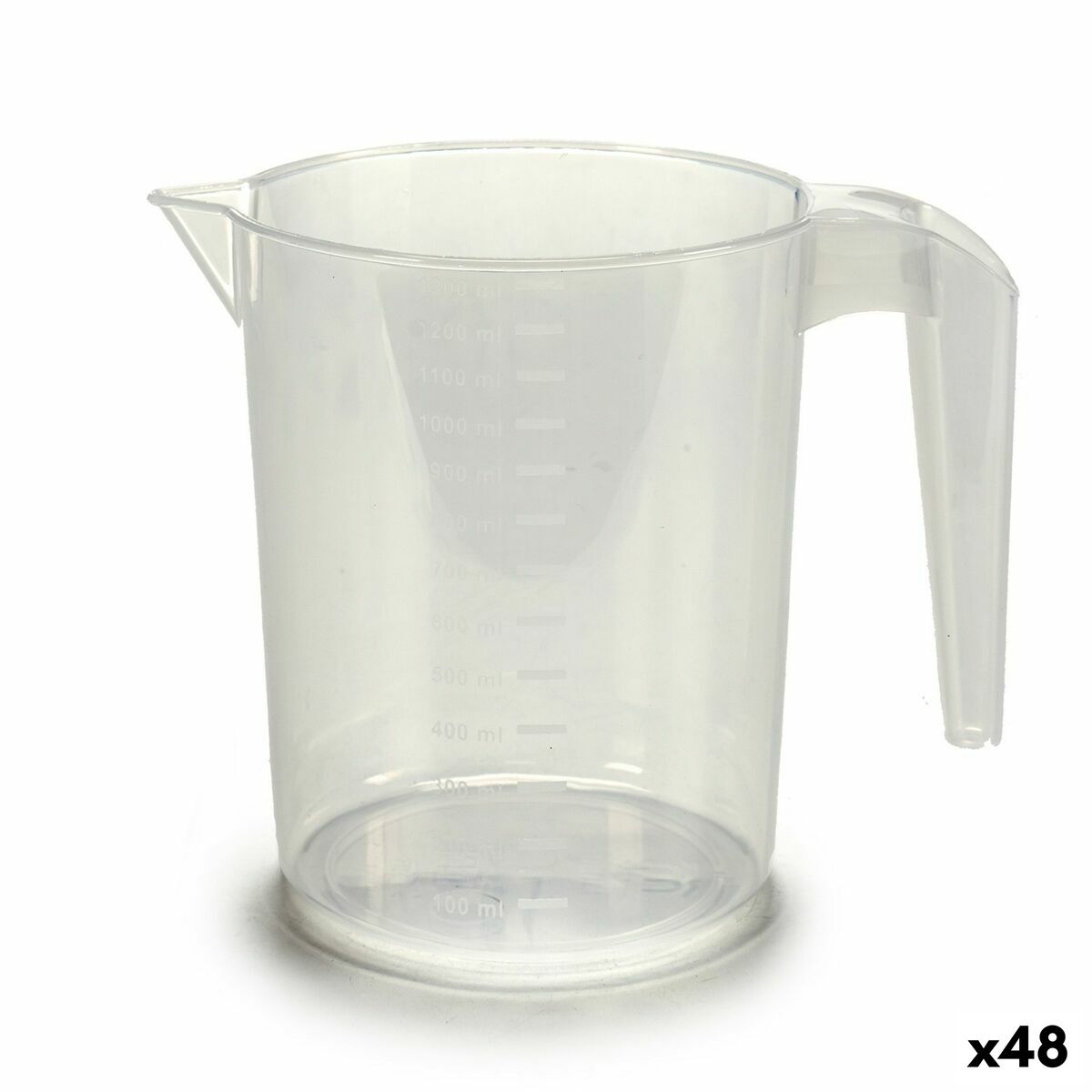 Caraffa Dosatrice polipropilene Plastica 1,3 L (48 Unità)