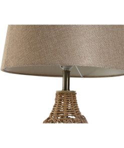 Lampada da tavolo Home ESPRIT Marrone Beige Dorato Naturale 50 W 220 V 33 x 33 x 60 cm