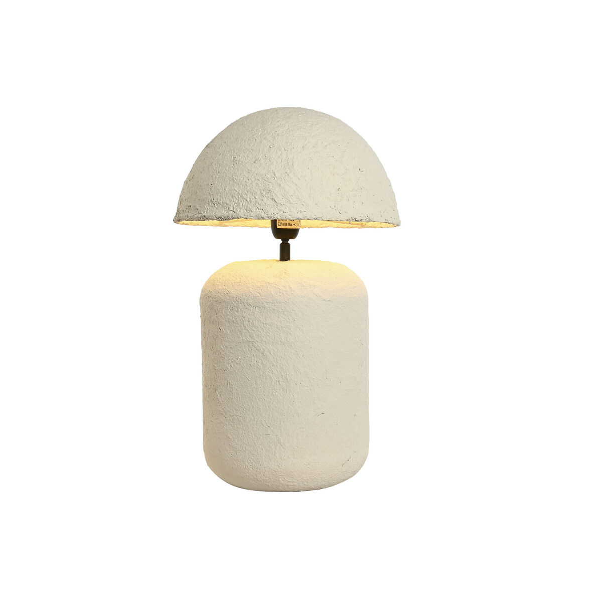 Lampada da tavolo Home ESPRIT Bianco Carta Ferro 50 W 220 V 30 x 30 x 53 cm - Image 4