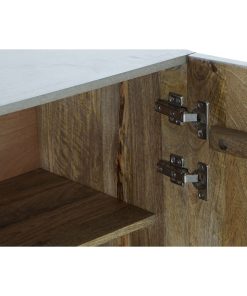 Credenza DKD Home Decor Metallo Legno di mango (160 x 45 x 75 cm)