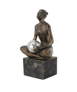 Statua Decorativa DKD Home Decor Rame Ginnasta 14 x 11,5 x 25,5 cm